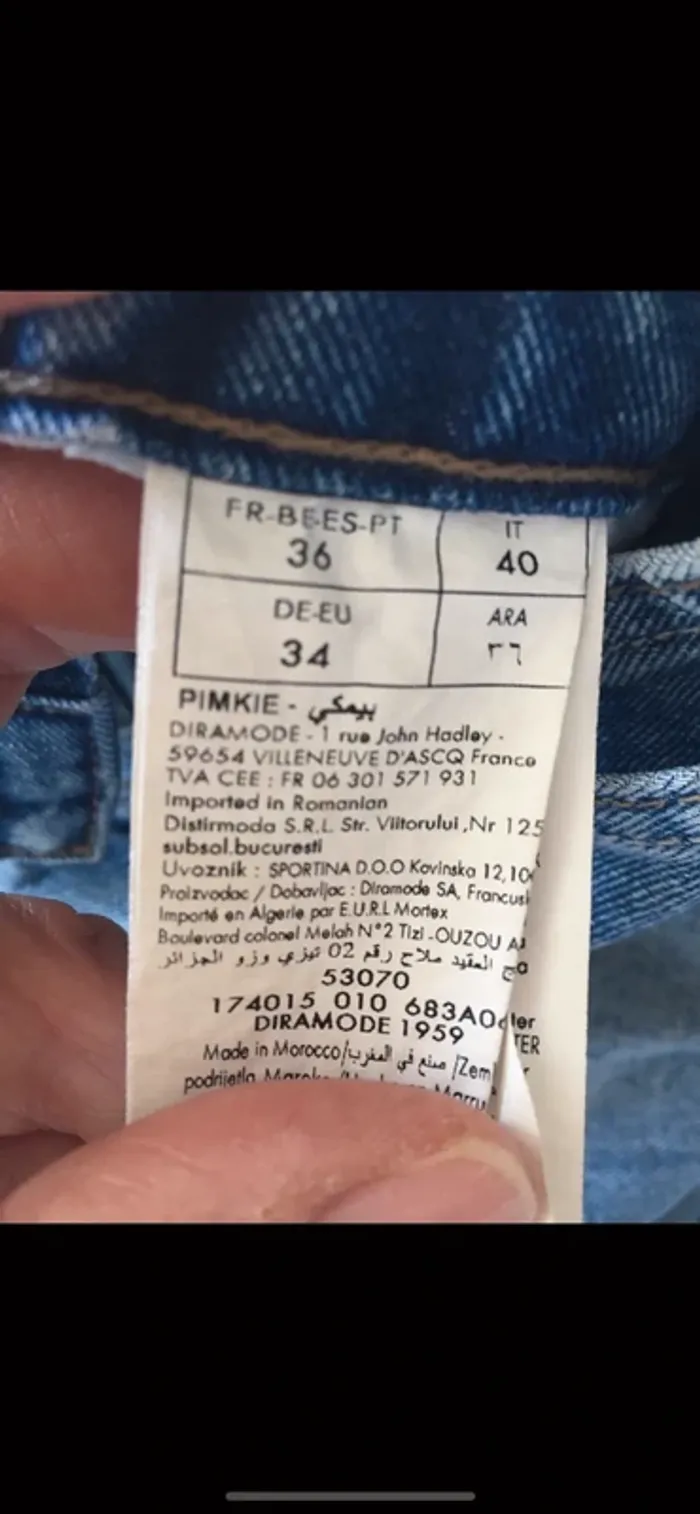 Salopettes short en jeans - photo numéro 6