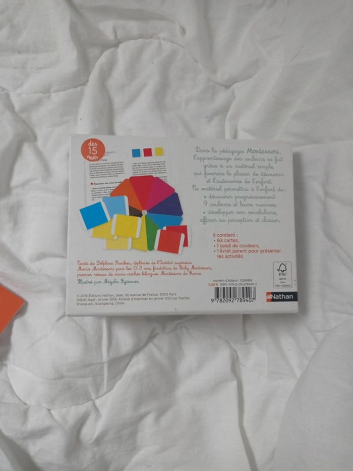 Jeu couleurs Montessori - photo numéro 4