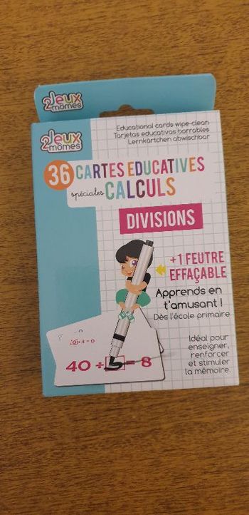 36 cartes educatives pour les divisions