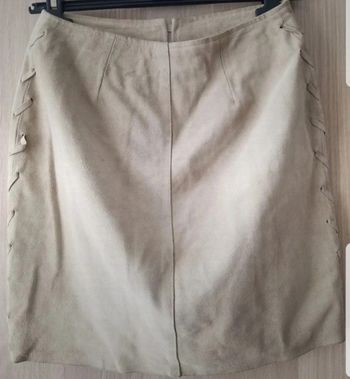 Magnifique jupe cuir vintage