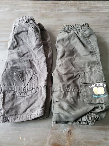 Lot 2 shorts 6 mois