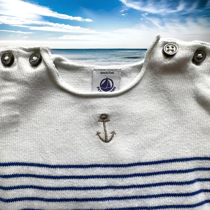 Lot 2 combinaisons Petit Bateau 6 mois NSE TBE (31€) - photo numéro 5