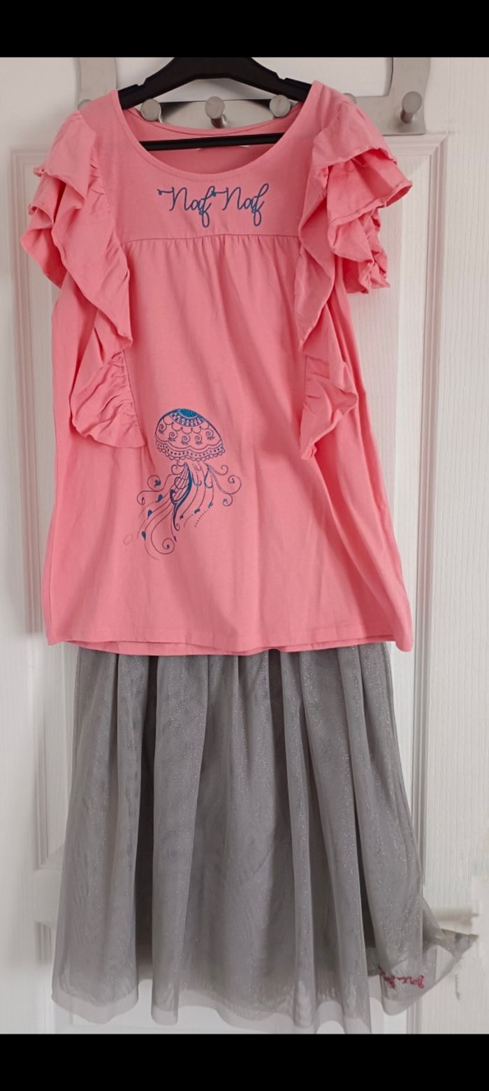 Ensemble jupe et haut Naf Naf en 14 ans neuf