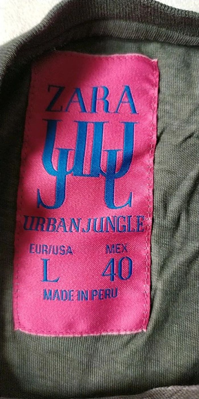 T shirt Zara Urban Jungle - photo numéro 2