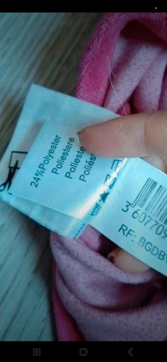 Pyjama à col ouverture arrière Tissaia 12mois 👻 - photo numéro 4