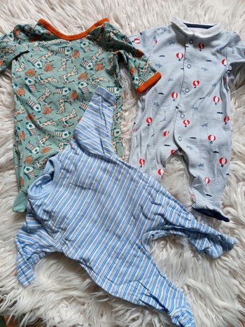 Lot 3 pyjamas léger garçon