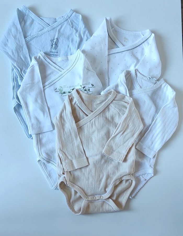 Lot bodies bébé garçon