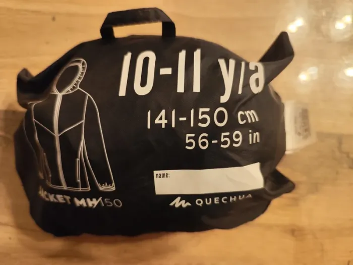 Imperméable 10-11ans quechua