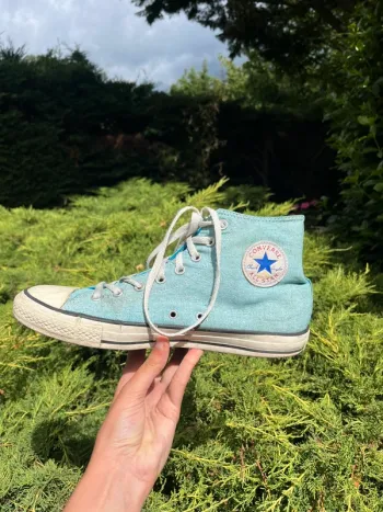 Converses baskets All Star toile bleu
