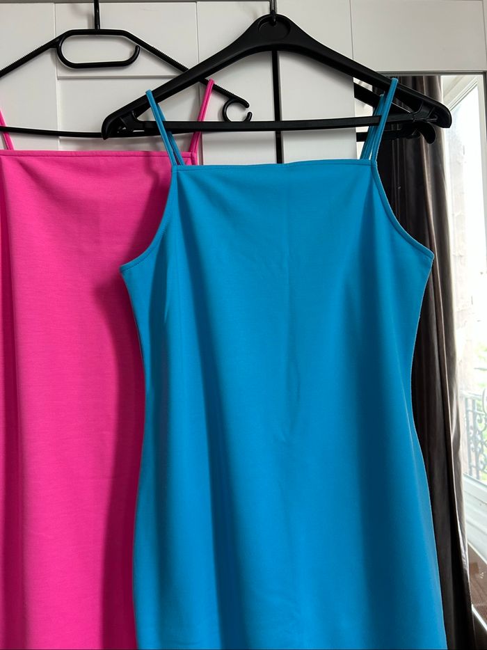 Lot de 2 robes d’été moulantes unies Pimkie Tailles M-L - photo numéro 2