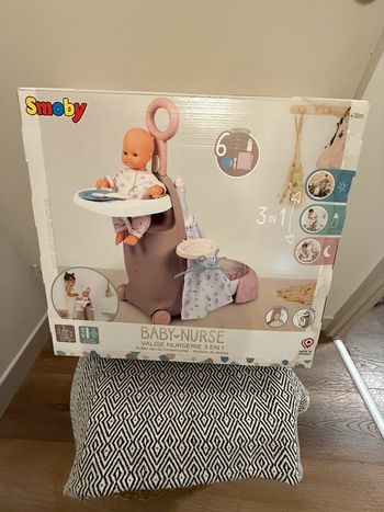 Smoby - Valise Nurserie 3 En 1 Baby Nurse