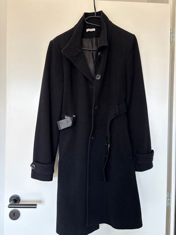 Manteau long noir, Phildar