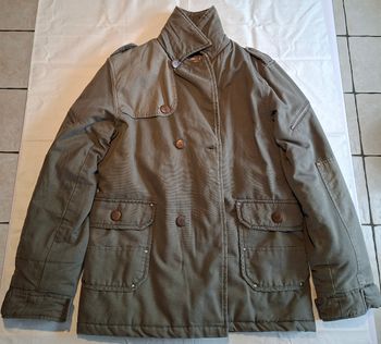 Veste officier kaki chaude & matelassée – S – Legend & Soul