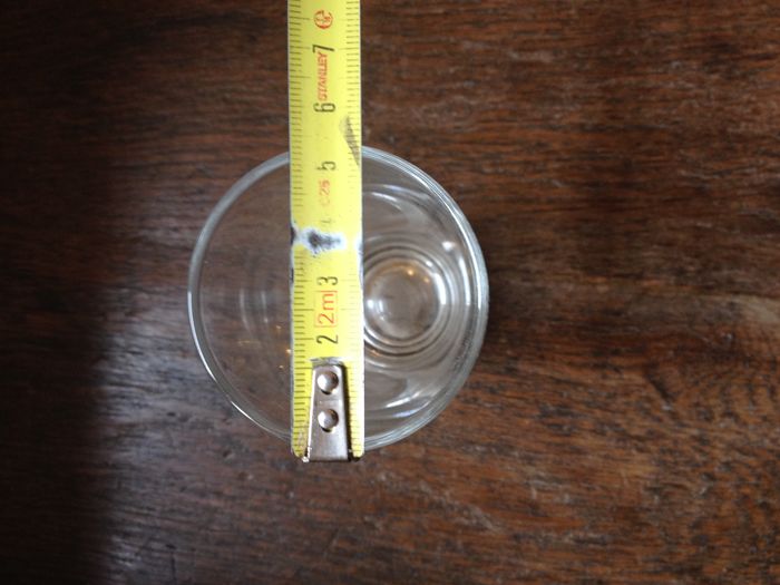 Mini verre imprimé château - photo numéro 3