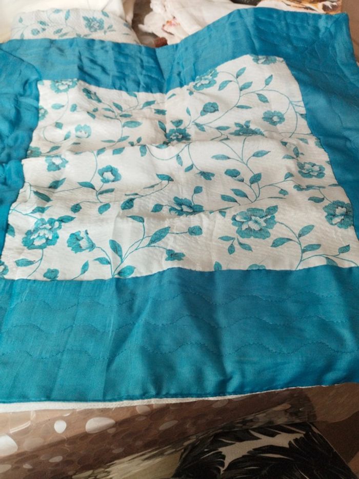 Deux taies d' oreillers fleur - photo numéro 3