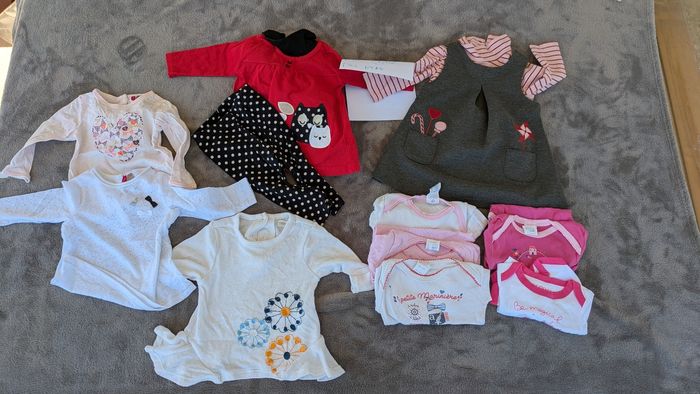 Lot bébé fille 6 mois mi saison