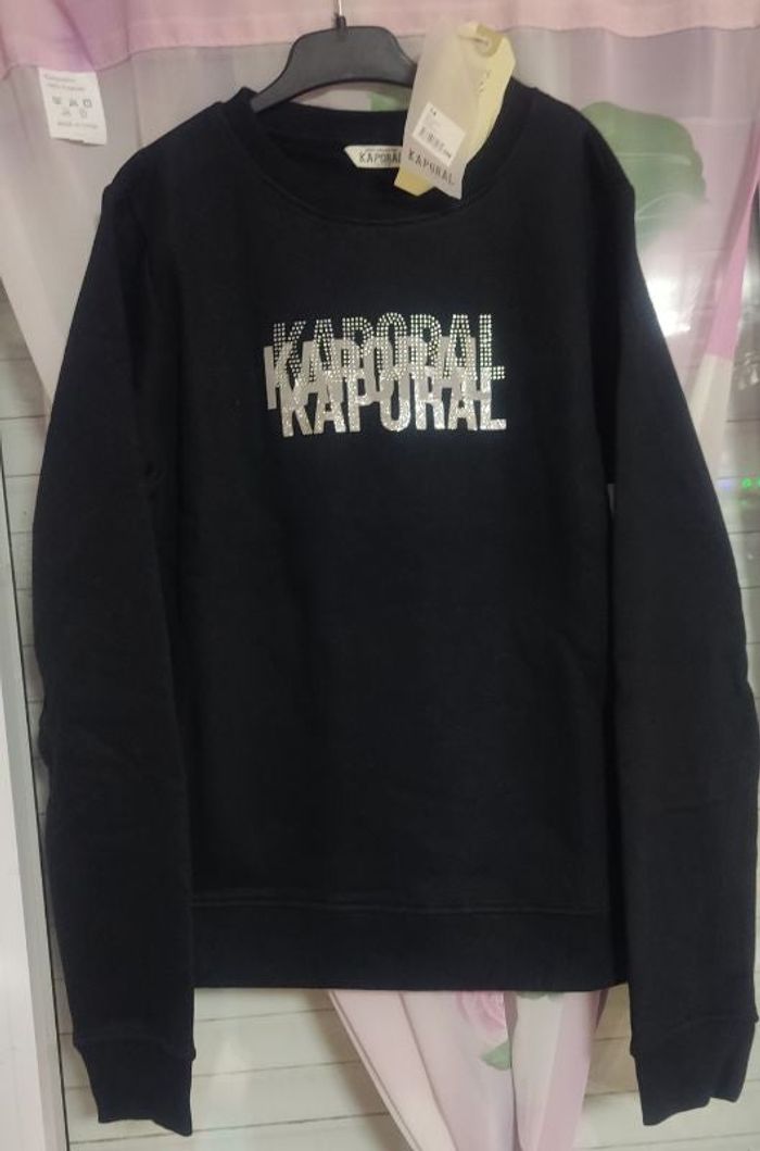 Pull noir polaire