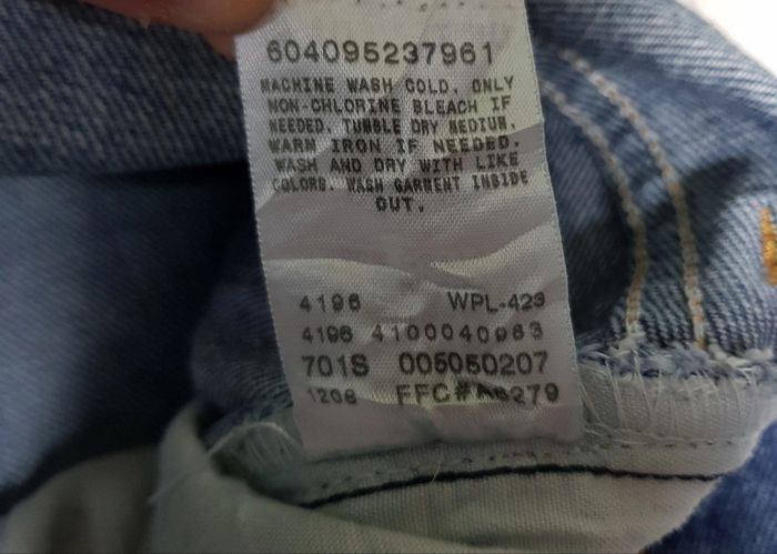 Jean Levi's 505 W40 L30 Bleu - photo numéro 11