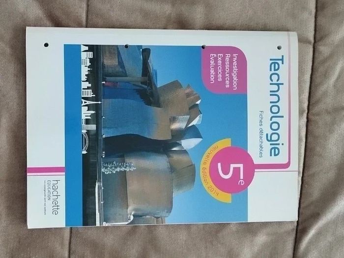 Livre technologie fiches détachables pour classe de 5e  7601090228 - photo numéro 9
