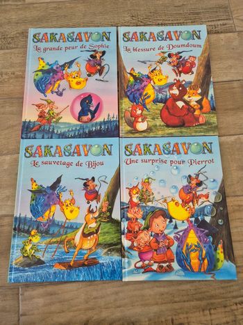 Lot de 4 livres Sakasavon