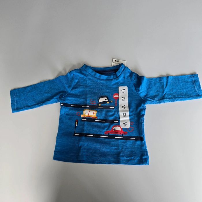 T-shirt manches longues neuf - in extenso - 3 mois