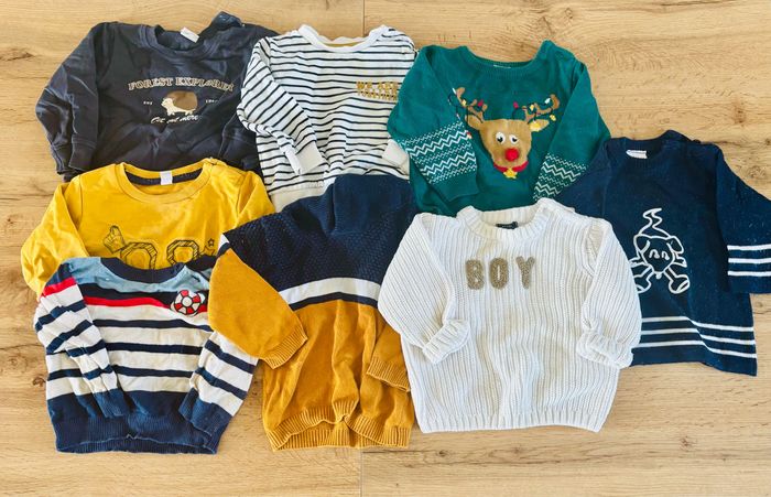 Lot vêtements bébé garçon 12 mois – 53 pièces - photo numéro 6