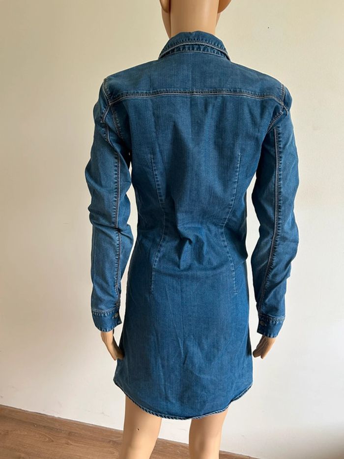Robe bleue en jean à manches longues Only taille S jamais portée - photo numéro 7