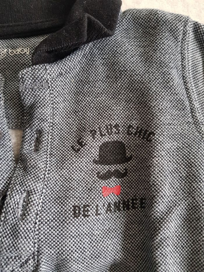 Polo manches longues garçon 12 mois - photo numéro 4