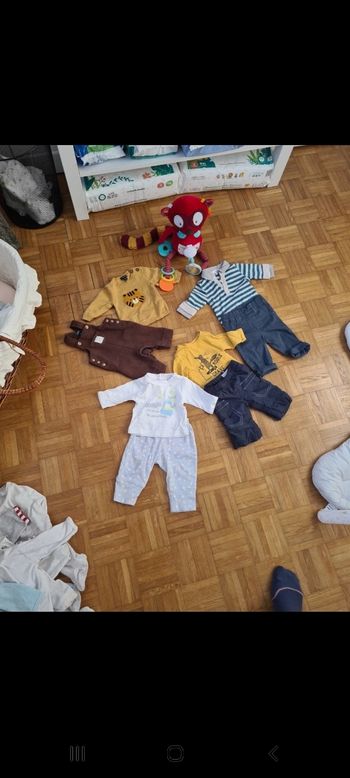Lot Ensembles garcon 1 mois
