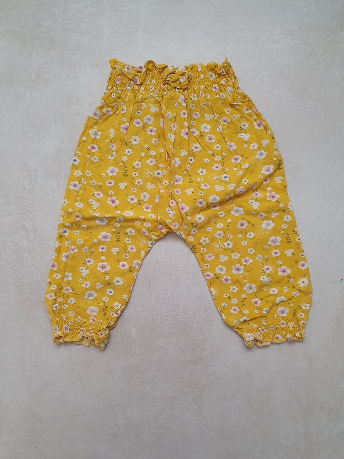 Lot de 2 Pantalons fluides fille 6 mois