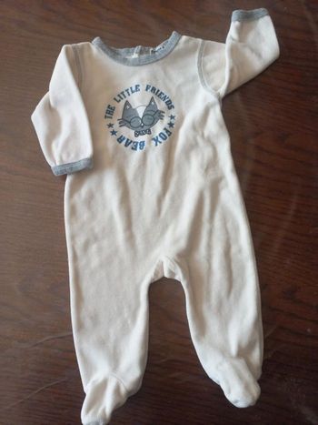 Pyjama jaune renard 6mois