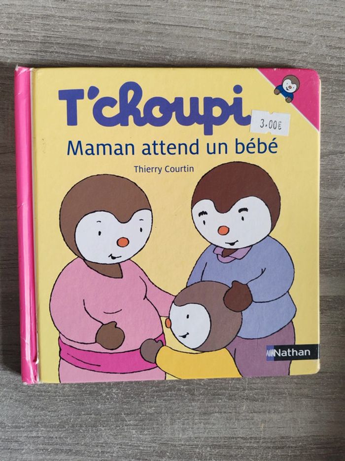Livre T'choupi maman attends un bébé