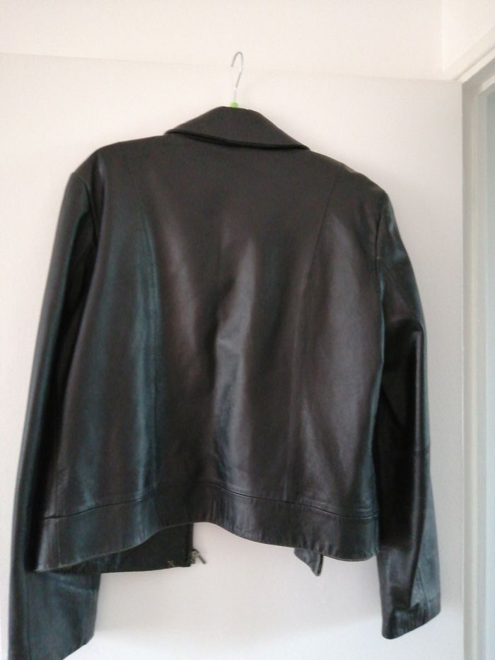Veste cuir noir - photo numéro 2