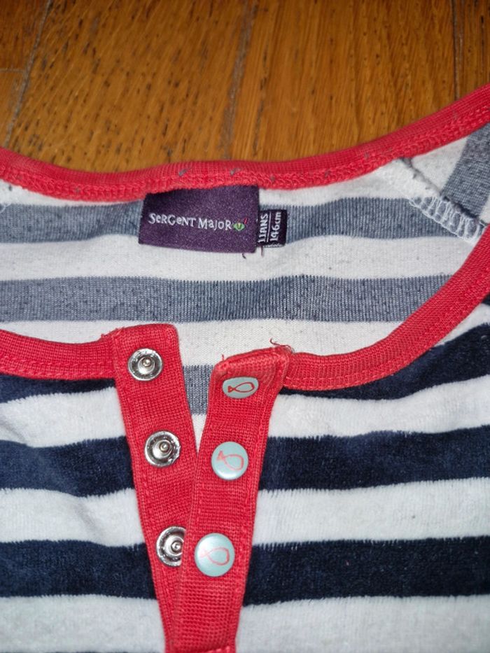 Pyjama velours sergent major 11 ans - photo numéro 5