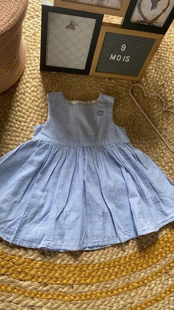 Robe 9/12 mois h&m