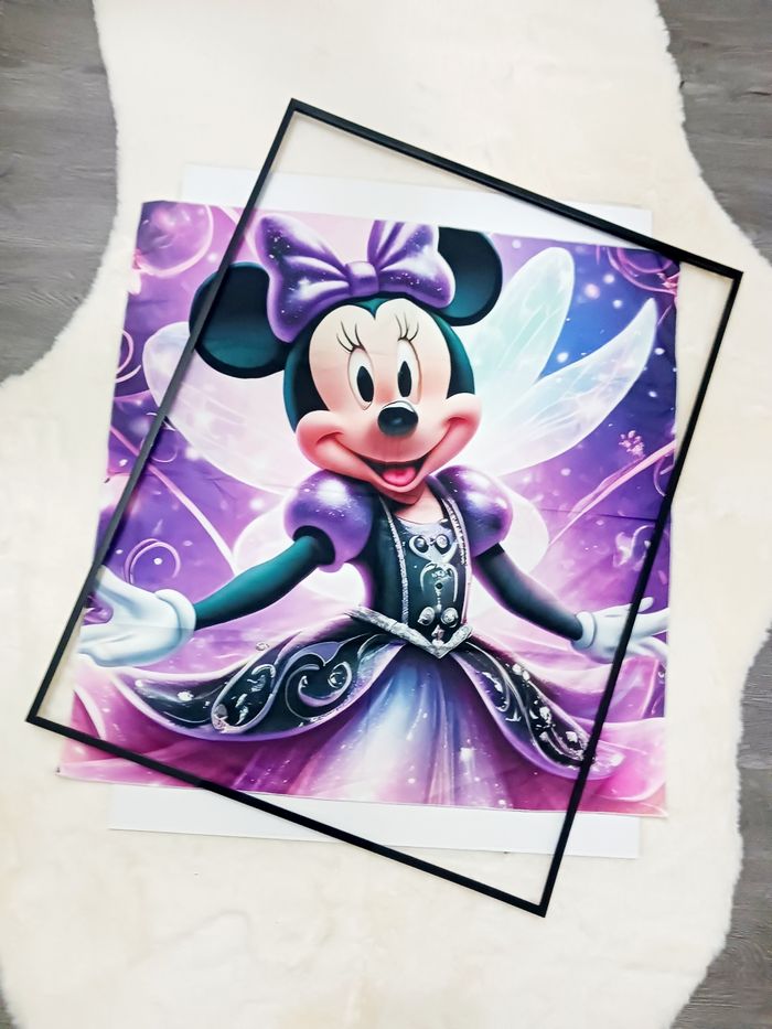 Impression sur toile tissus 70x70 neuf à encadrer