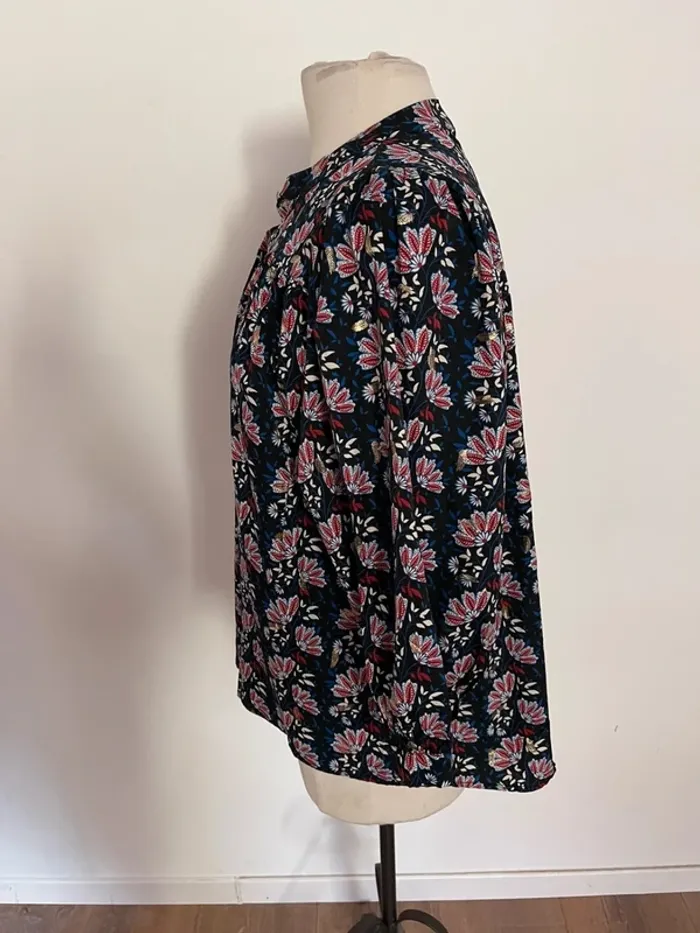 Superbe Blouse fleurie fluide 🌸 S  M 36 38 - photo numéro 4