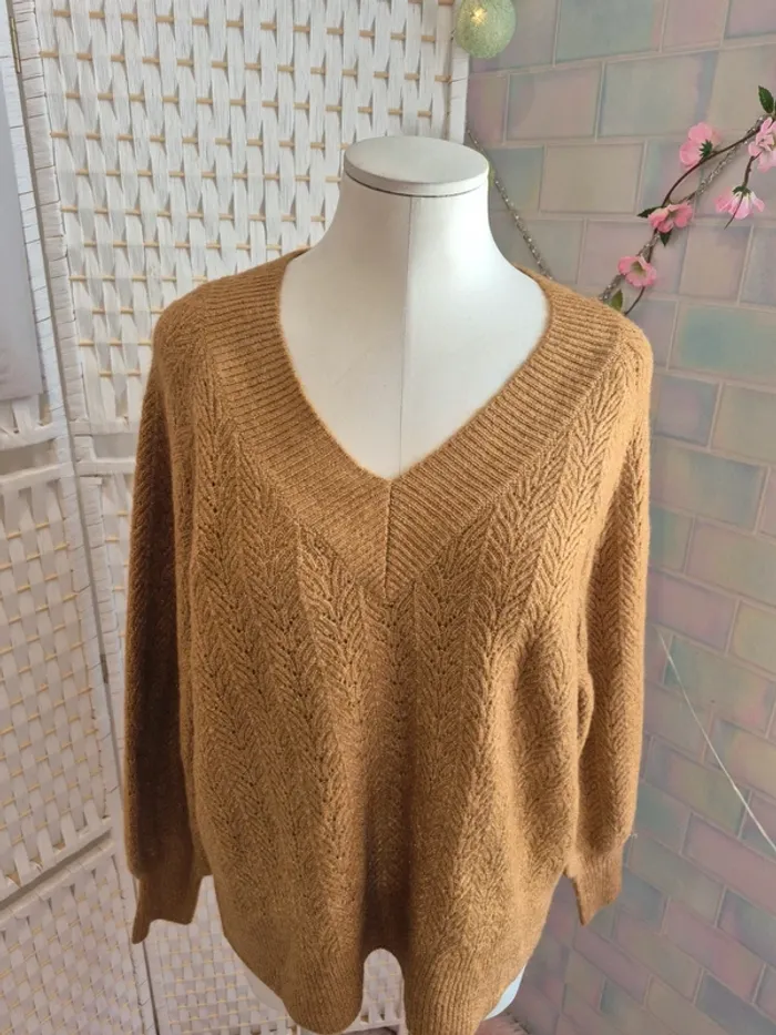 💕Jolie pull col en V Only femme TXl / 42 💕 - photo numéro 3