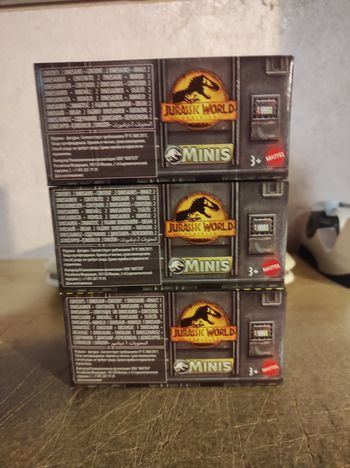 Jurassic World Mini Figurines Dinosaures X6