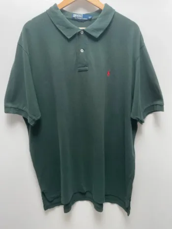 Polo Ralph Lauren short sleeves green and red logo Mens XXL