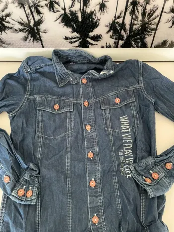 Chemise en jeans cks 10 ans