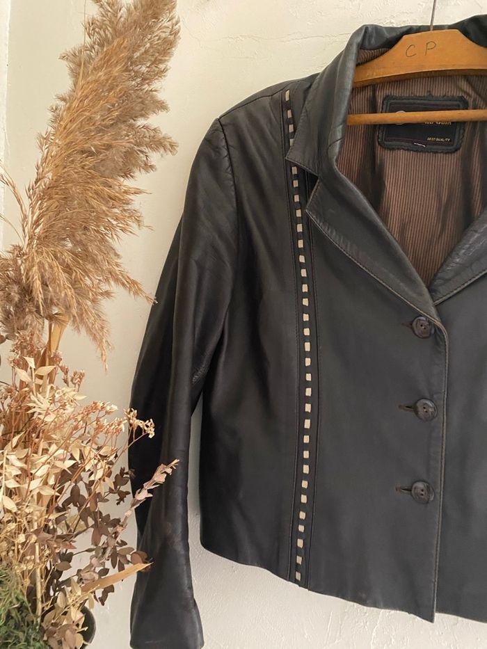 Veste en cuir