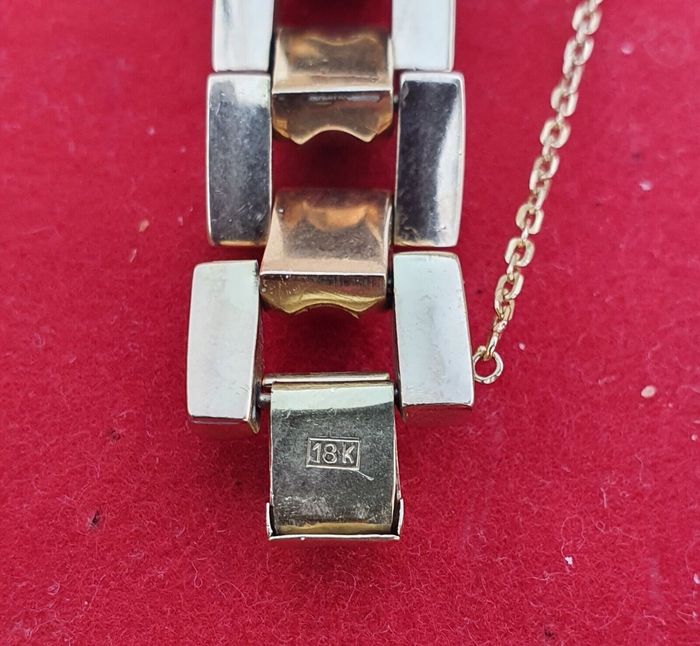 bracelet Tank or 18 carats - photo numéro 6