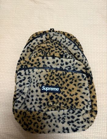Sac à dos Supreme Leopard fw17