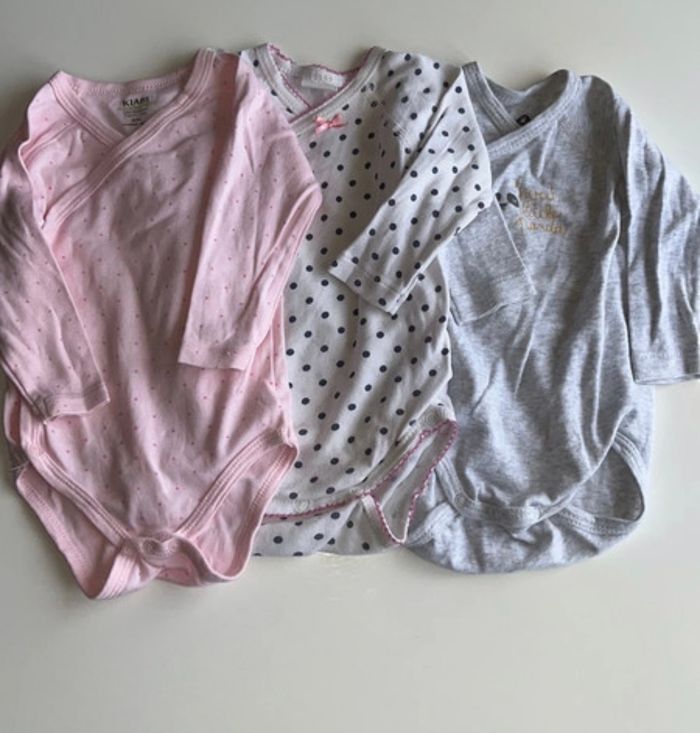 Lot 3 bodies manche longue