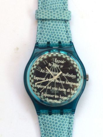 Montre SWATCH Collecteur Solar "Happy Bleu"