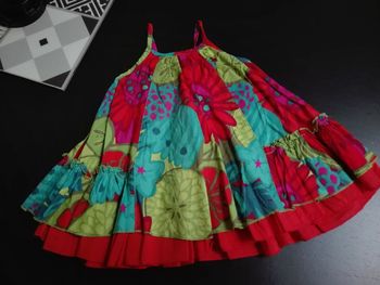 Robe bébé fille 6 mois été fleurs peps couleur volants catimini neuve
