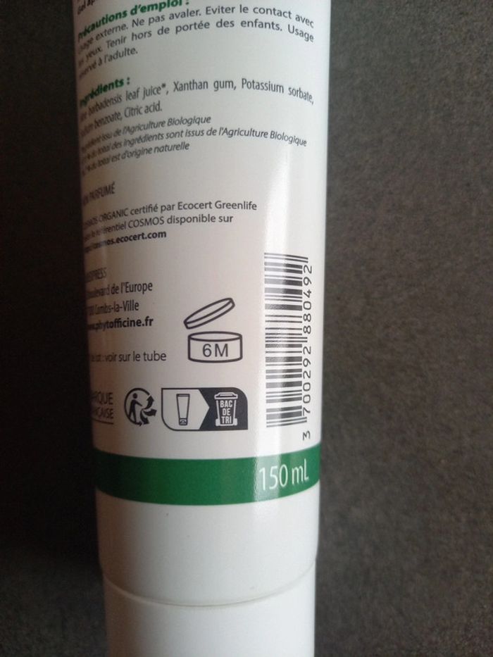 Gel Aloe Vera Peau et cheveux Bio neuf 150 ml - photo numéro 8