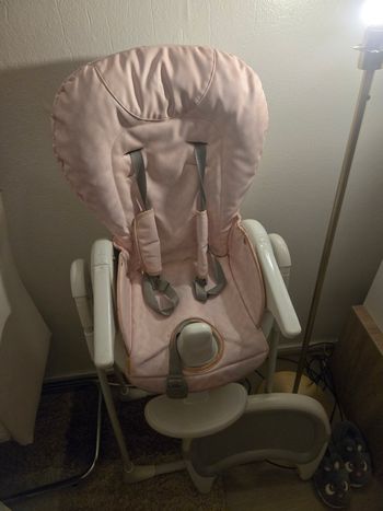 Chaise haute évolutive