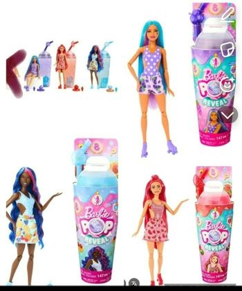 Lot de 3 barbie pop reveal